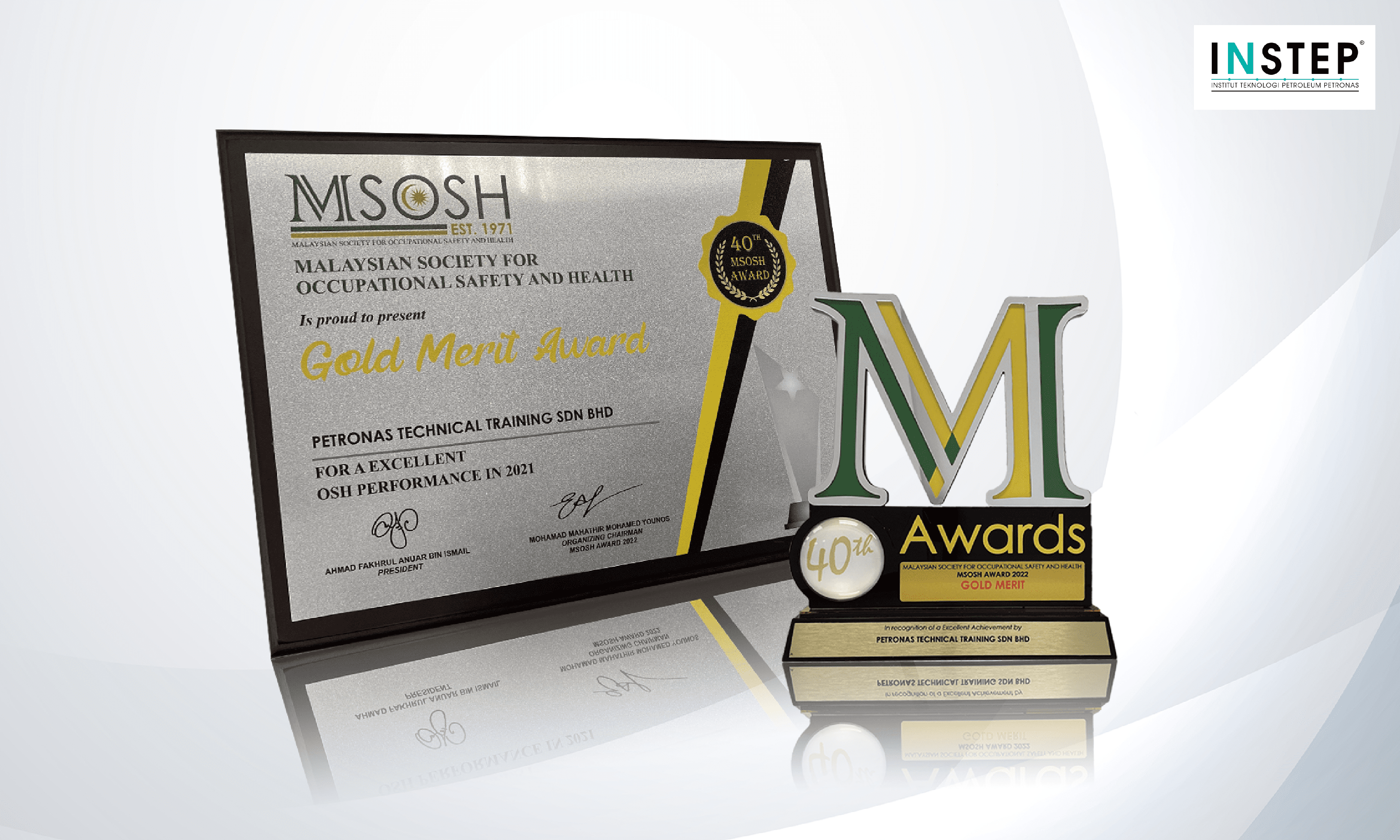 INSTEP Secured MSOSH Gold Merit Award after Three Years of Bagging Gold Award