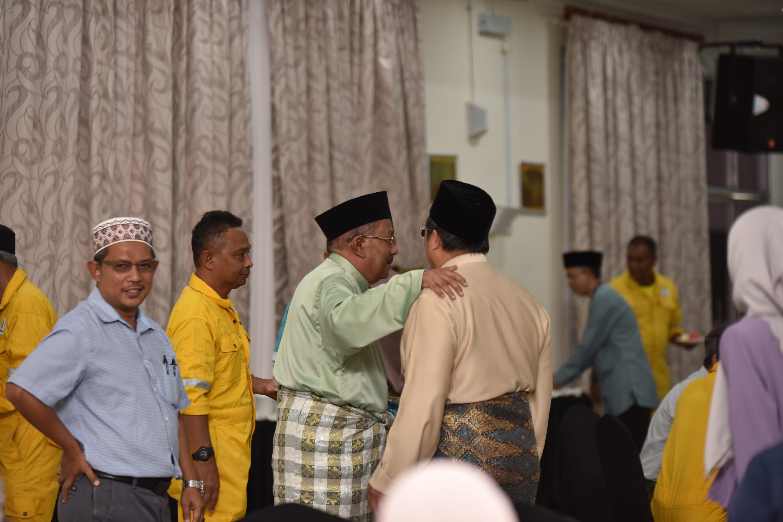 The event served as a platform for the attendees to bond during raya.