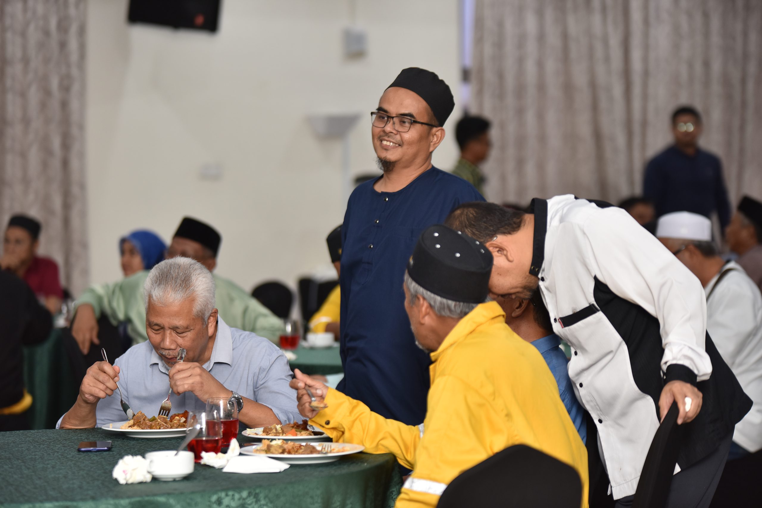 The event served as a platform for the attendees to bond during raya.